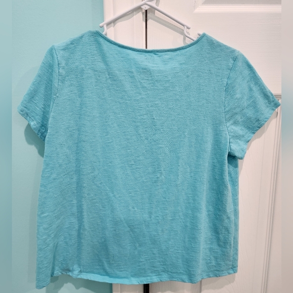 Croft and Barrow Petite Blue Top - Picture 3 of 3